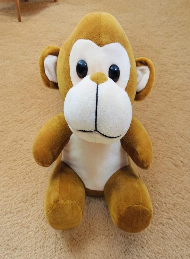 Stuff Tree Monkey Soft Toy Brown for Baby, Plush Toy, Light Weight Aniaml Home Decor - Image 3